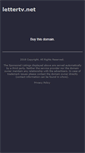 Mobile Screenshot of lettertv.net